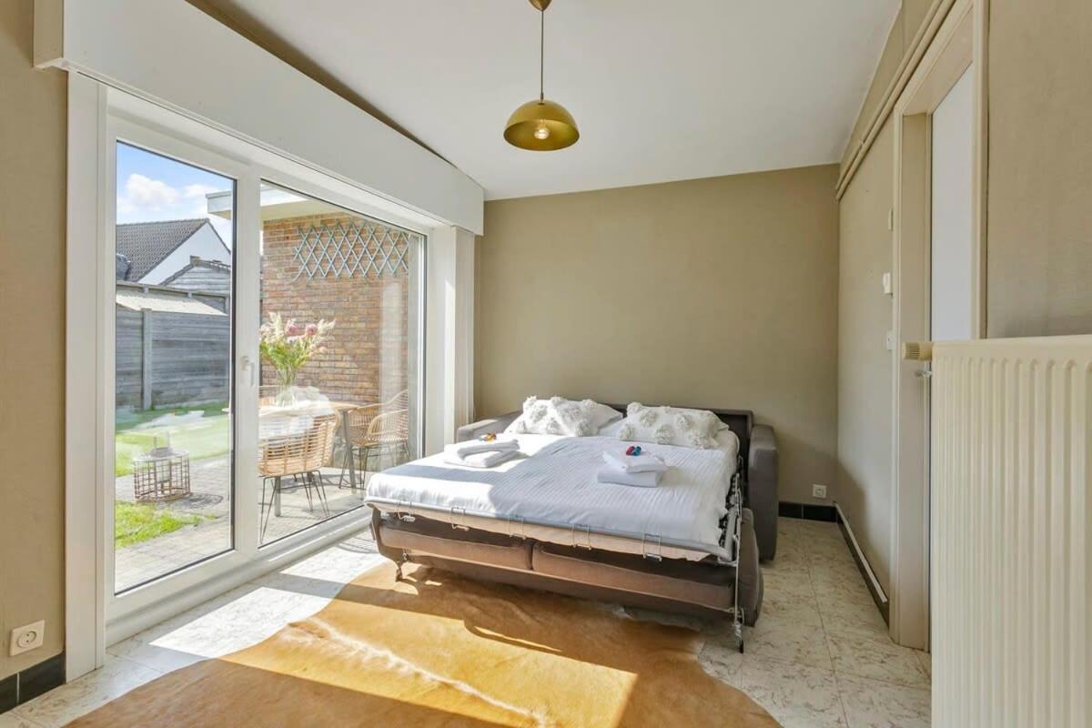 Huswell - Bungalow With Garden At 5 Minutes From The Beach Villa De Haan Eksteriør bilde